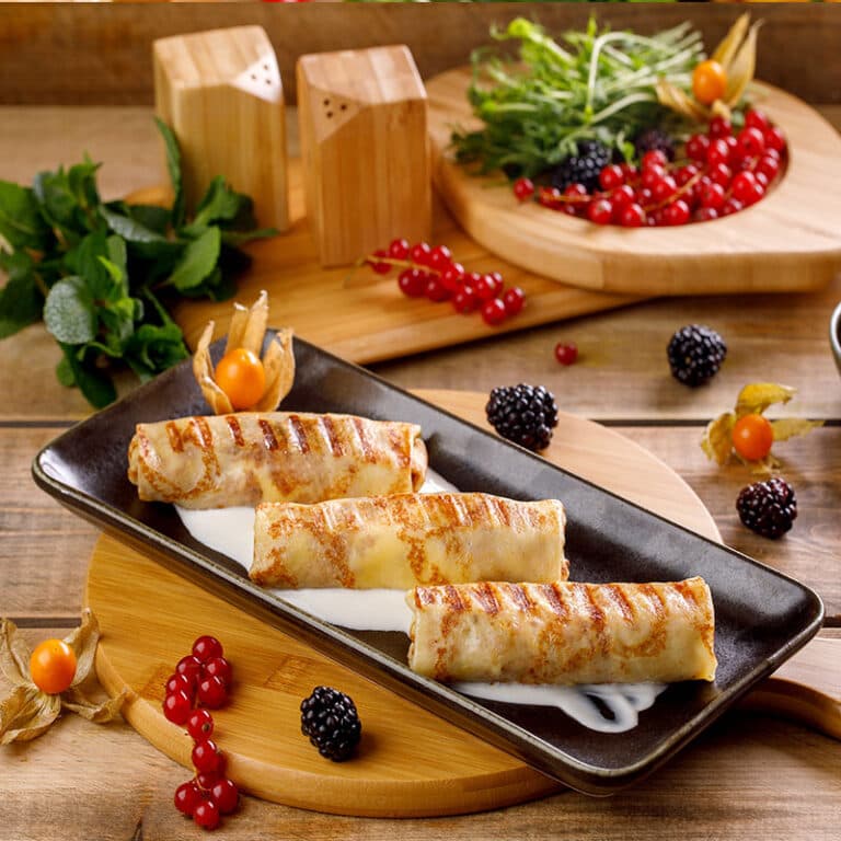 Clătite cu Brânză de Vaci