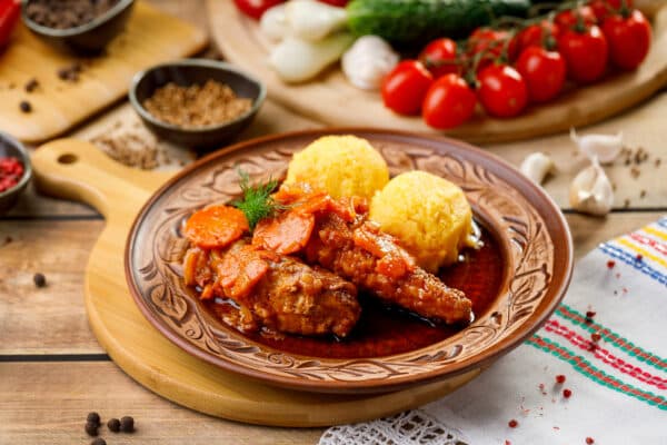 Peşte marinadă legume pastai cartofi