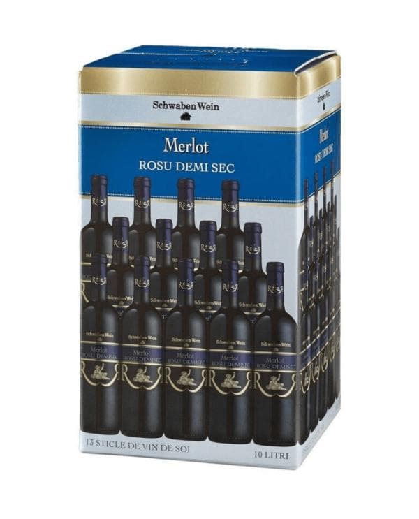 Roșu Demisec Merlot CRAMELE RECAS 10L